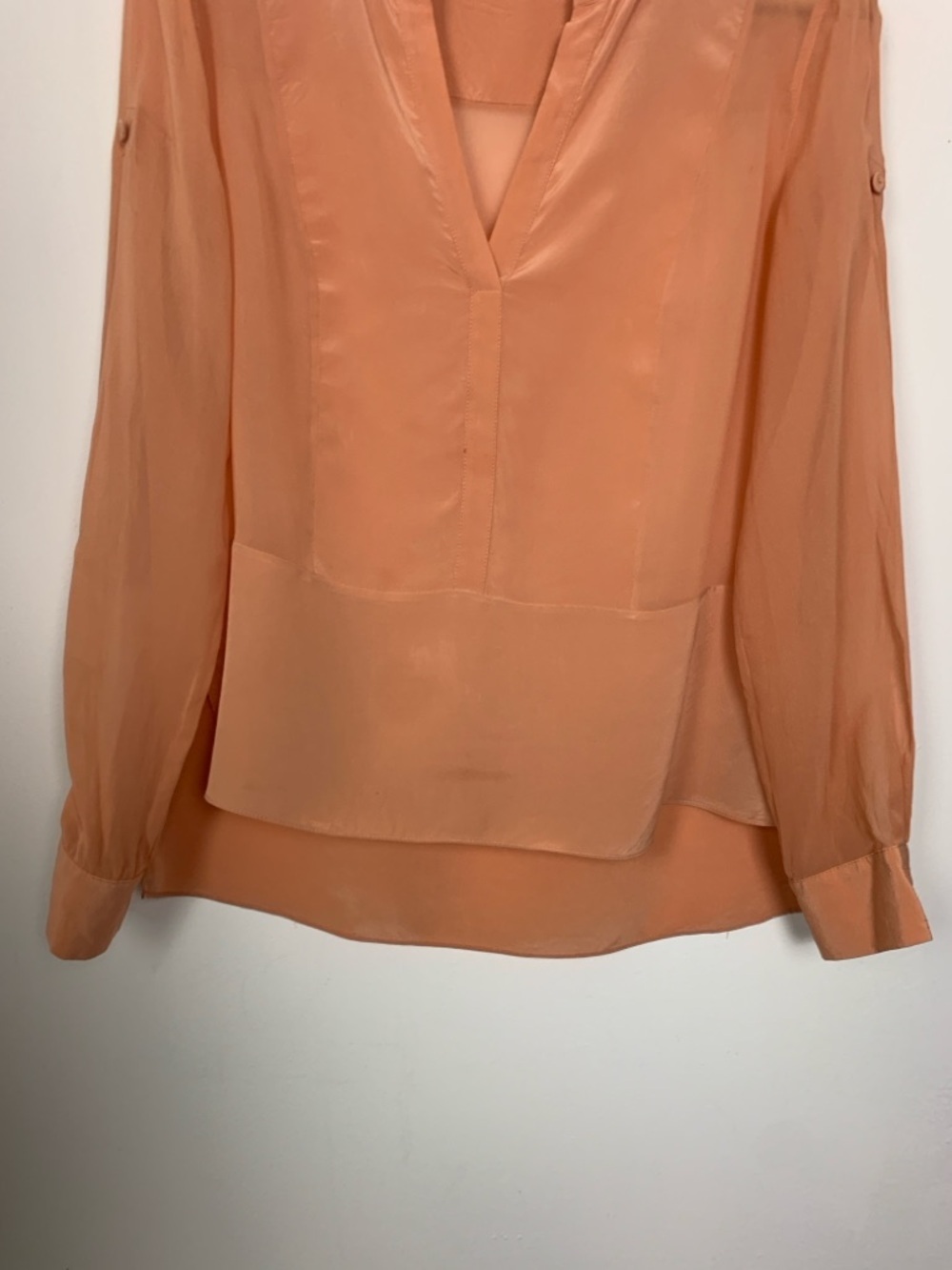 BCBGMAXAZRIA Silk Blouse - Picture 4 of 9